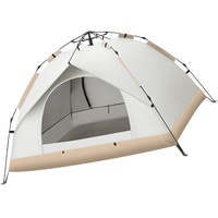 Rosvola Schnell zu öffnendes Zelt, Einfaches Pop-Up-Zelt, Faltbarer Großer Raum, Sonnenfest für Camping (2-Sitzer)