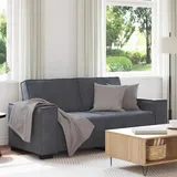 vidaXL 2-Sitzer-Sofa Dunkelgrau 140 cm Samt