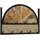 KADIMA DESIGN Wandgarderobe Mango 53 x 40 x 8 cm Braun