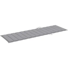 vidaXL Sonnenliege 200 x 68 x 86 cm Grau