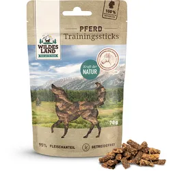 Wildes Land Training Sticks Hunde Snack WL Pferd 70g Training Sticks Hunde Snack