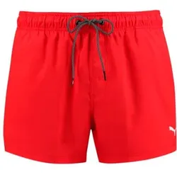 Herren Badehose Puma Swim Short Rot rot XL