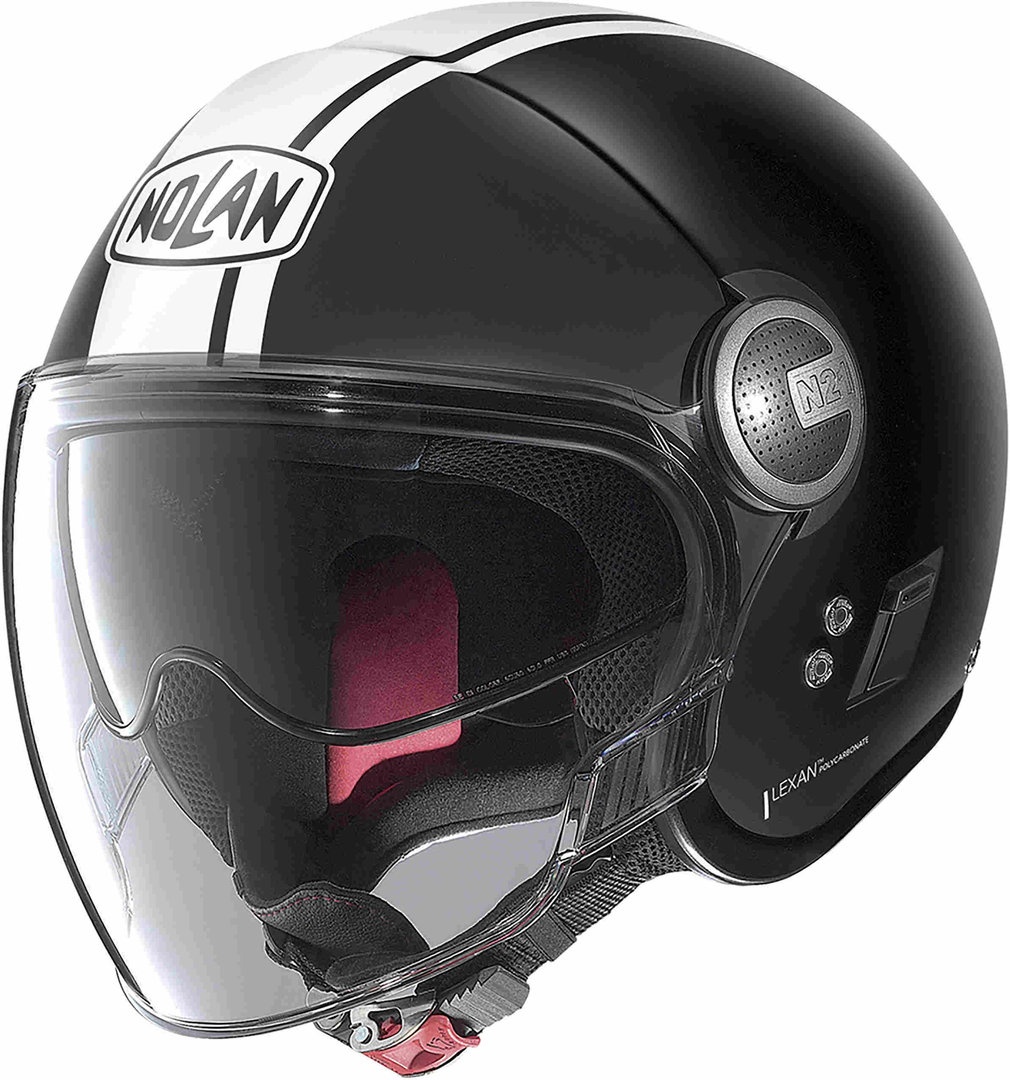 Nolan N21 Visor 06 Dolce Vita Jet Helm, zwart-wit, S