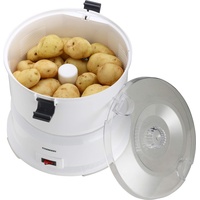 Melissa 646120 Kartoffelschälmaschine, 1kg, elektrischer Kartoffelschäler, Kartoffel, Schälmaschine, Kunststoff, Weiss