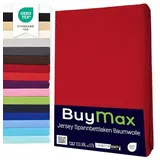 Buymax Spannbettlaken 60x120 70x140 80x200 90x200 100x200 120x200 140x200 160x200 180x200 200x200 Baumwolle Bettlaken Jersey