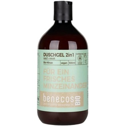 Benecos Duschgel in Minze, 500 ml