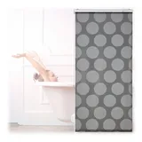 Relaxdays Duschrollo 80 x 240 cm grau
