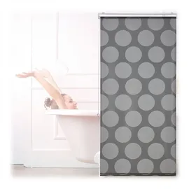 Relaxdays Duschrollo 80 x 240 cm grau
