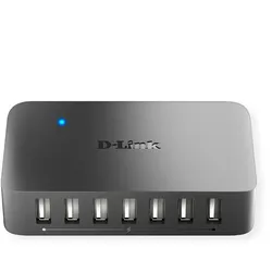 D-Link DUB-H7 USB 2.0 Hub 7-Port mit Netzteil
