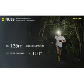 Nitecore NU33 Schwarz