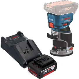 Bosch Professional Bosch GKF 18V-8 Professional Akku Kantenfräse 18 V 8,0 mm Brushless + Ladegerät