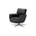 Hukla Relaxsessel Yuna Leder 78 x 88 x 82 cm Schwarz mit Relax-Funktion