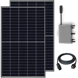 veska Balkonkraftwerk monokristallin 600 W inkl. 600 W Zubehör