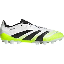 adidas Predator League 2G/3G AG Herren Cloud White/Core Black/Lucid Lemon 43 1/3