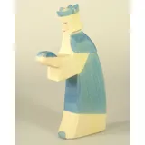Ostheimer 41802 König blau aus Holz Höhe 16cm