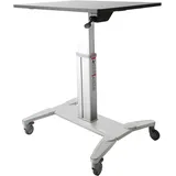 Startech Mobiler Sitz-/Steh-Arbeitsplatz mit 80cm Arbeitsfläche - Höhenverstellbar Steh Schreibtisch