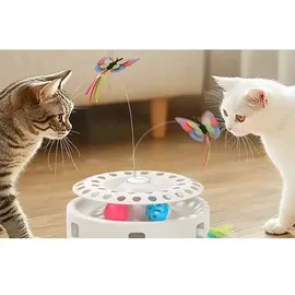 rojeco 3 In 1 Katzenspielzeug One Size Blau/Weiß/Gelb