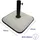 marbueno summer Schirmständer Beton 45 x 45 x 7,3 cm Weiß