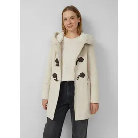 s.Oliver Taillierter Dufflecoat aus Wollmix - beige - 32