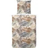Primera Bettwäsche »Mako-Satin Bettwäsche Boho«, im natürlichen Boho Style blau