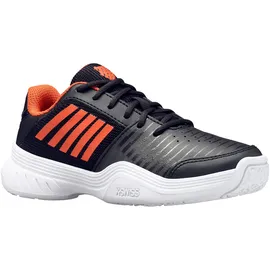 K-Swiss Court Express Omni Jet Black/Spicy Orange/White, 34