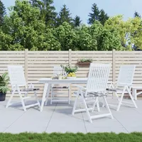 VidaXL Gartenstuhl-Kissen 4 Stk. Grau Karomuster 50x50x3 cm