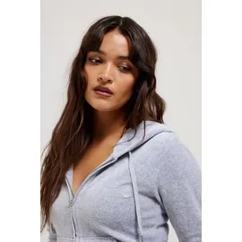 Juicy Couture Sweatjacke ROBERTSON HOODIE graumeliert S