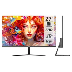 CHIQ Monitor Gaming Bildschirm 27 Zoll FHD 27F690 IPS 100Hz FreeSync