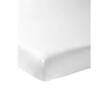 Meyco Baby Uni Spannbettlaken für das Kinderbett (Bettlaken mit weicher Jersey-Qualität, aus 100% Baumwolle, perfekte Passform durch Rundum-Gummizug, atmungsaktiv, Maße: 70 x 140 cm),