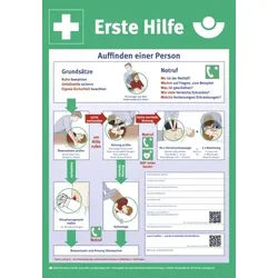 Aushang Erste Hilfe nach DGUV Information 204-001, PVC, 410x590 mm