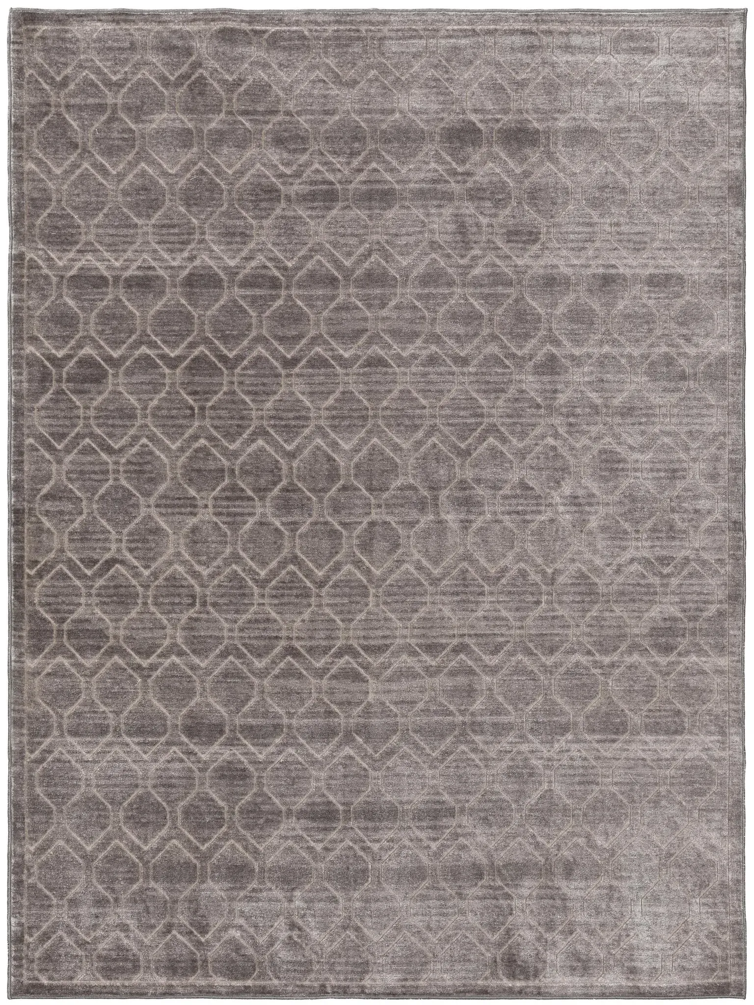benuta Kurzflor Teppich Daisy Grau 66x110 cm - Moderner Kurzflor-Teppich für Wohnzimmer