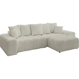 altdecor Ecksofa Cord 2-Sitzer Beige