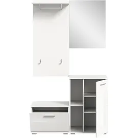 INOSIGN Valge Garderoben-Set 110 x 37 x 191 cm weiß