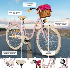 Milord Cityrad 2023 26 Zoll RH 46 cm Damen rosa-creme