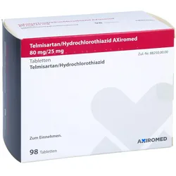 TELMISARTAN/Hydrochlorothiazid AXiromed 80/25 mg 98 St
