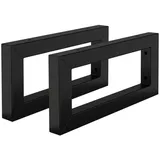 ML-Design Wandkonsole für Waschtisch, 300x150 mm, Schwarz, Stahl, Design Waschtischhalterung, Wandhalterung Unterbau für Waschtischplatte,