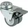 BS Rollen Doppelrolle B121.A85 mit Totalfeststeller Rad Ø 50mm Gummi