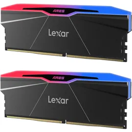 Lexar RGB DDR5 RAM 32GB Kit (2x16GB) 6000MHz CL30, 288-Pin UDIMM Desktop Desktop Speicher/PC Gaming Computerspeicher, Interne Arbeitsspeicher für Intel XMP 3.0/AMD EXPO/CL30-38-38-76/1,4V
