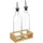 5Five - öl-essig-flaschen glas bambus 0,48l