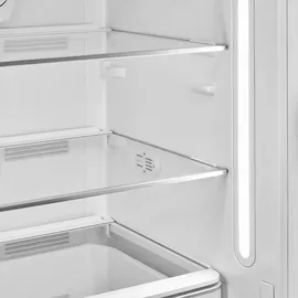 Smeg FAB28RDBLM6 Retro-Kühlschrank (270 l, 1530 mm hoch, Schwarz Matt)
