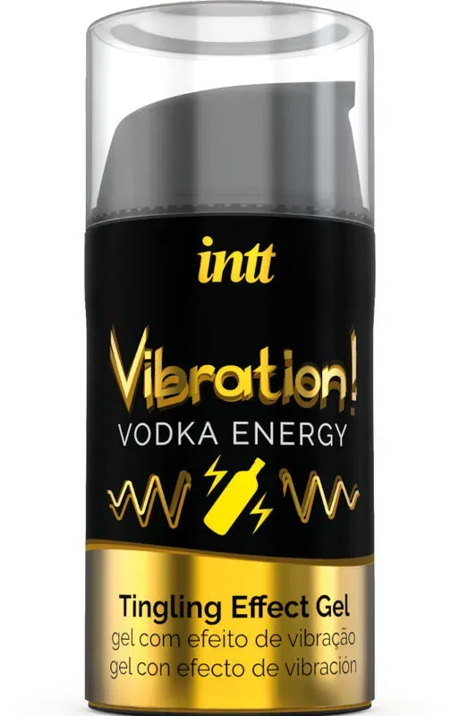 INTT  Kraftvolles intimstimulierendes flüssiges Vibrationsgel Vodka 15 ml