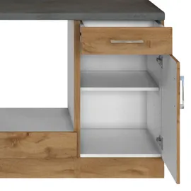 Held Küchenzeile Sorrento 210 cm Eiche