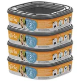 angelcare germany gmbh Pet Genie Nachfüllkassetten (4er Set) für Hundekot-Entsorgungssystem