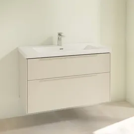 Villeroy & Boch Waschbeckenunterschrank 2 Auszüge 97,3 x 57,9 x 47,8 cm Beige