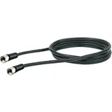 Schwaiger SAT Anschlusskabel KVCHQ15 533 Schwarz 1,5 m