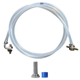 bietal¬æ Bierschlauch 3m Bierleitung BieTal® 7mm TDS® Edelstahl Tüllen Zapfanlage Bierkühler
