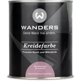 Wanders Shabby Chic Kreidefarbe 750 ml - Himmlisches Leuchten/Blasses Lila - Küchenmöbellack und Möbelfarbe ohne Schleifen. Chalk Paint, für Holz & mehr. Hohe Deckkraft, schnell trocknend