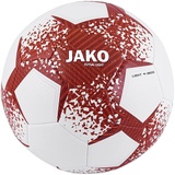 Jako Ball Futsal Light, Weiß/Weinrot/Neonorange, 4