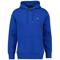 GANT Herren Hoodie - REGULAR SHIELD HOODIE, Kapuzen-Sweatshirt, Baumwoll-Mix Blau (Lapis) 2XL