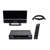 Comag SL65T2 freenet TV, Full HD DVB-T2 HD Receiver (2m HDMI Kabel, passive DVB-T2 Antenne) schwarz